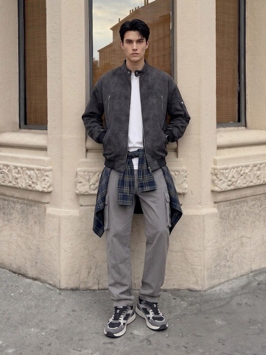 Sharp Bomber Jacket
