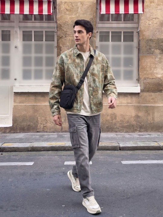 Versatile Woven Floral Jacket