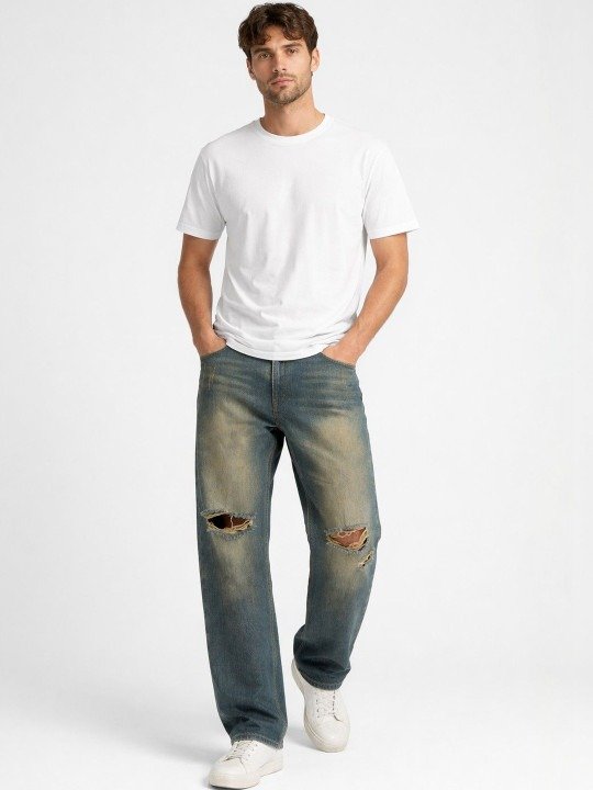 Contemporary Mid Rise Jeans