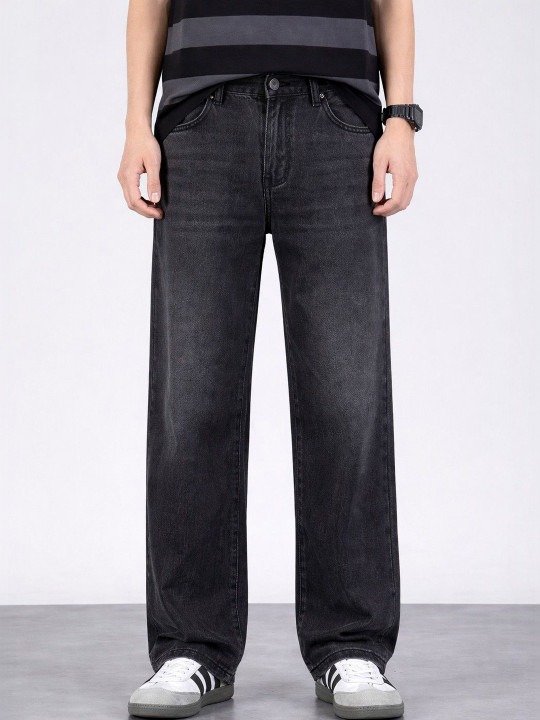 Tailored Regular Fit Mid Rise Jeans