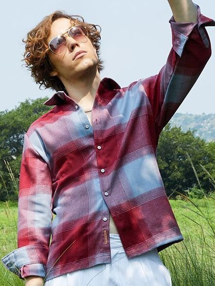 Polished Comfort Checked Casual Shirt