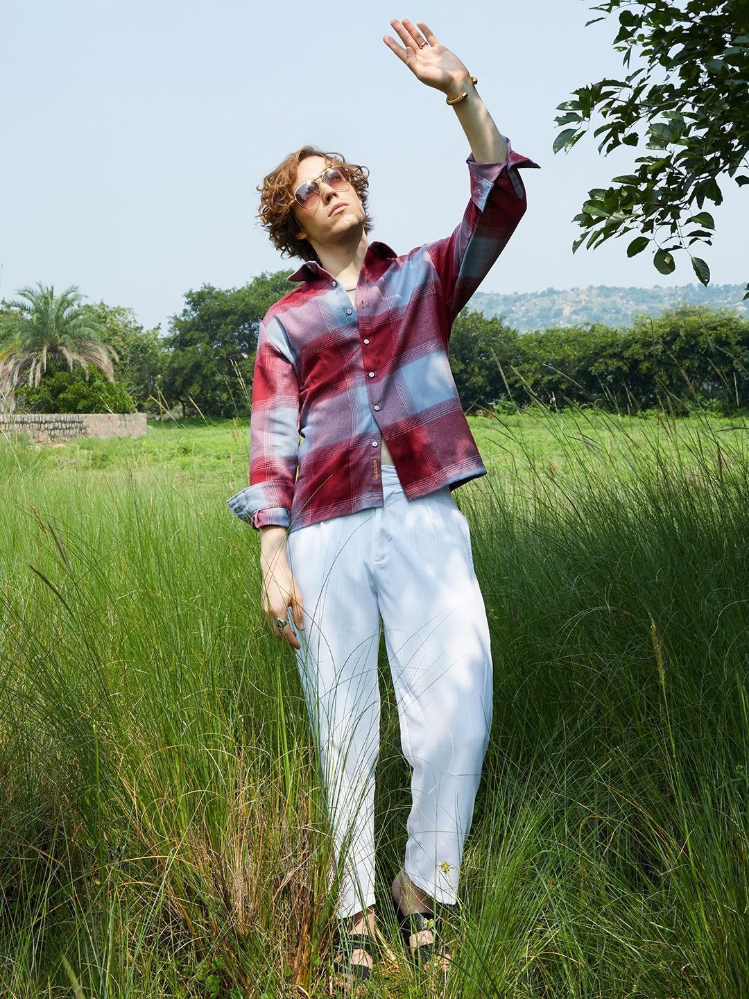 Polished Comfort Checked Casual Shirt