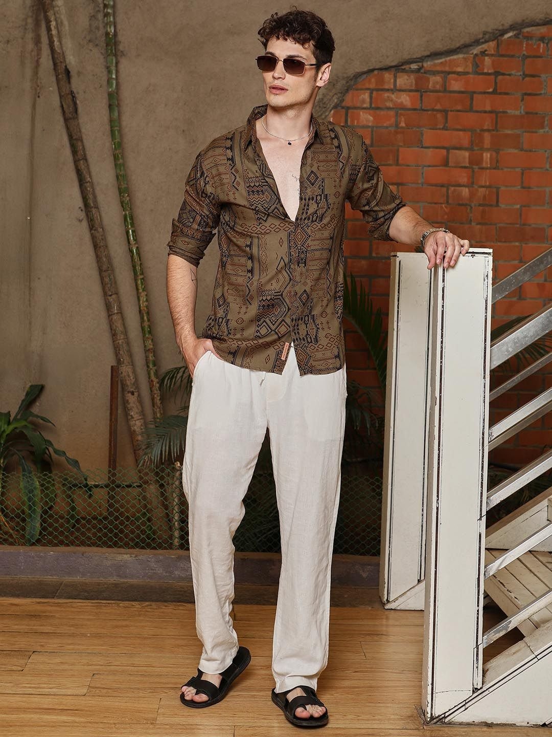 Statement Comfort Checks Tartan Casual Shirt