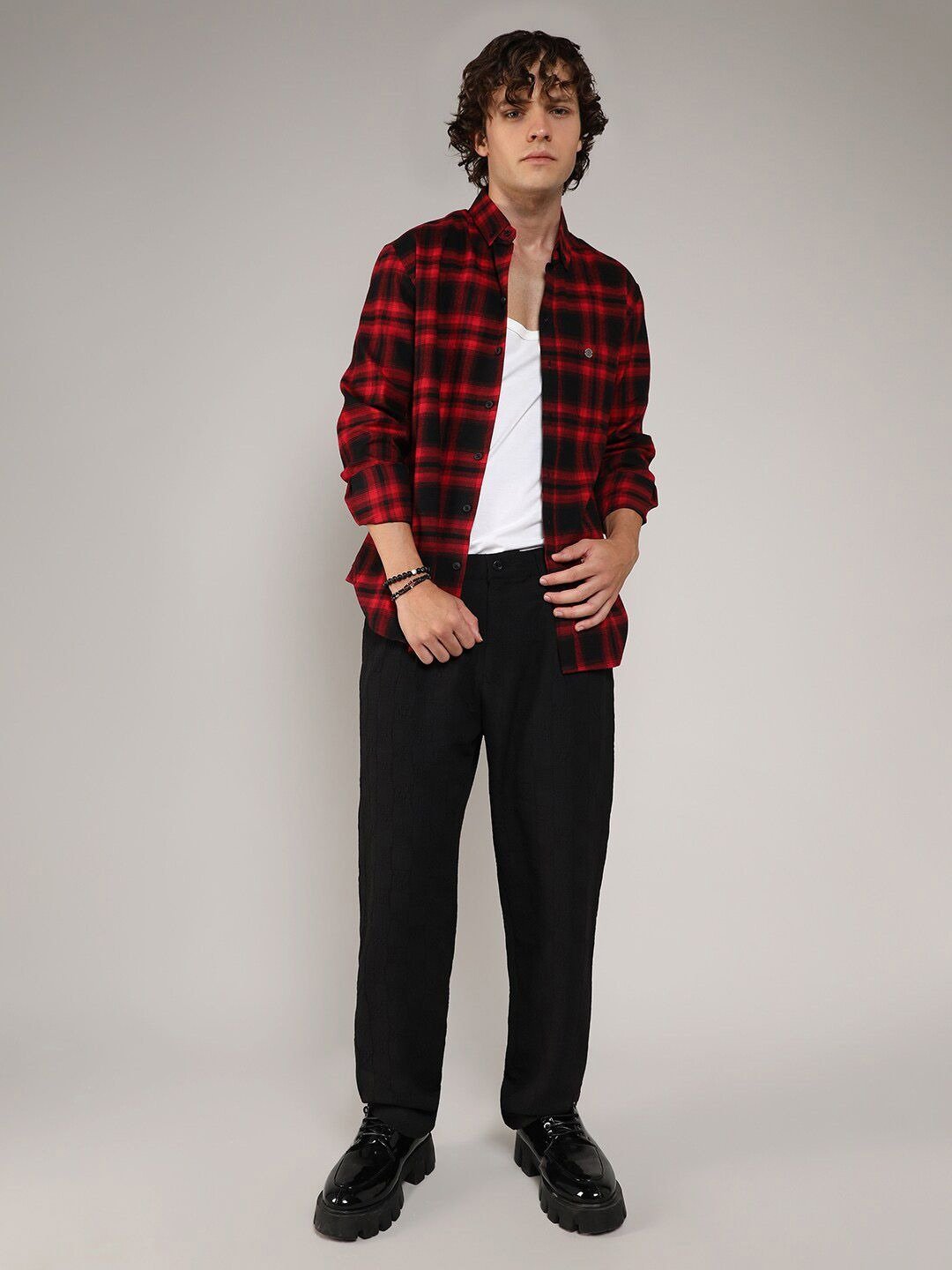 Polished Checked Casual Shirt