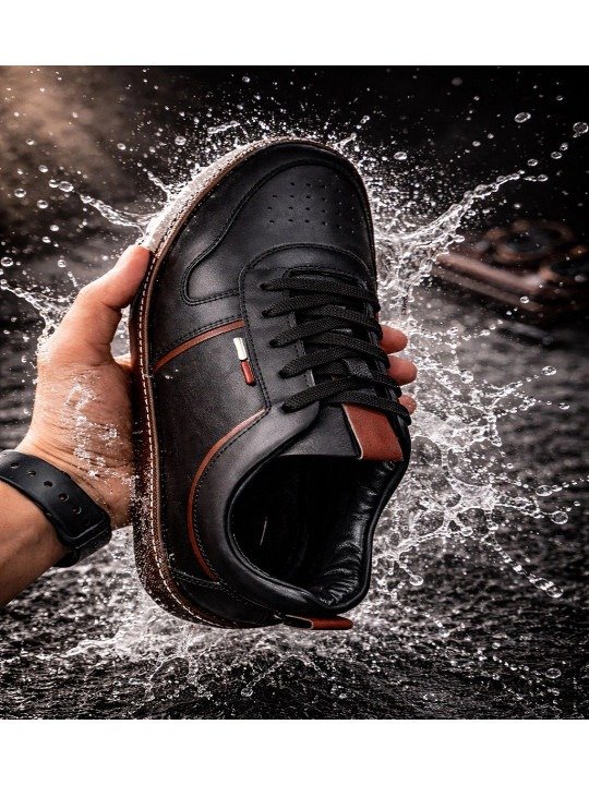 Textured Perforations Sneakers