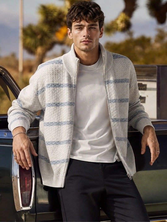 Tailored Striped Sweater