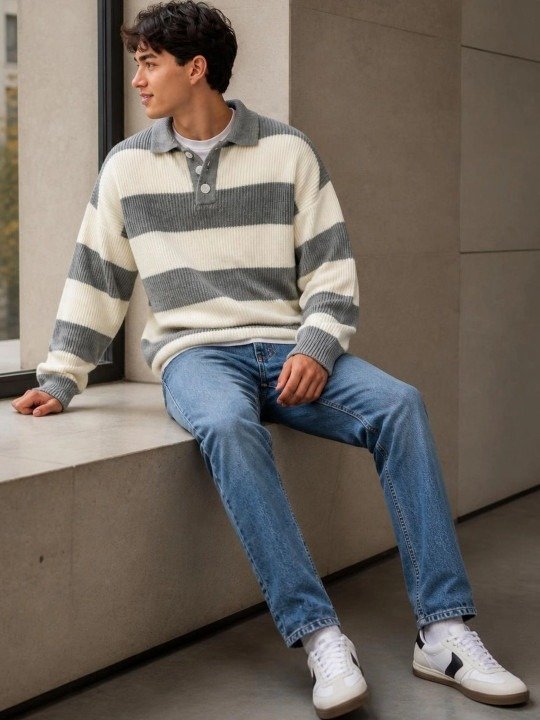 Essential Striped Pullover Sweater