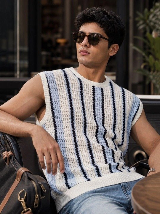 Minimal Striped Sweater