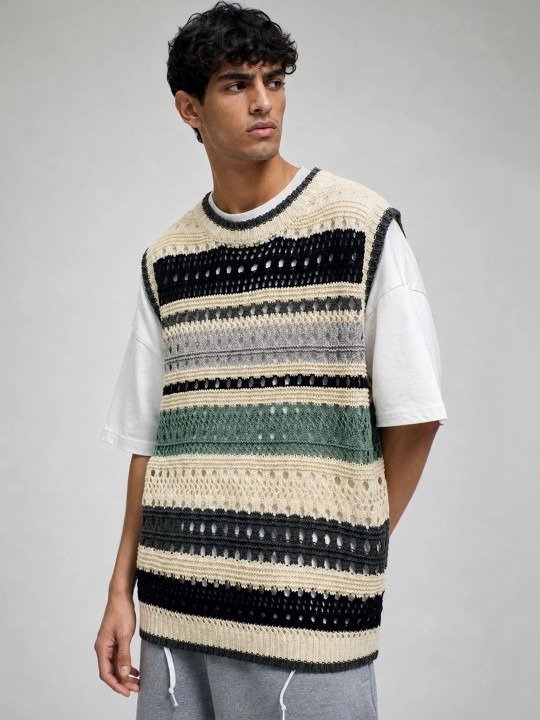 Contemporary Striped Sweater