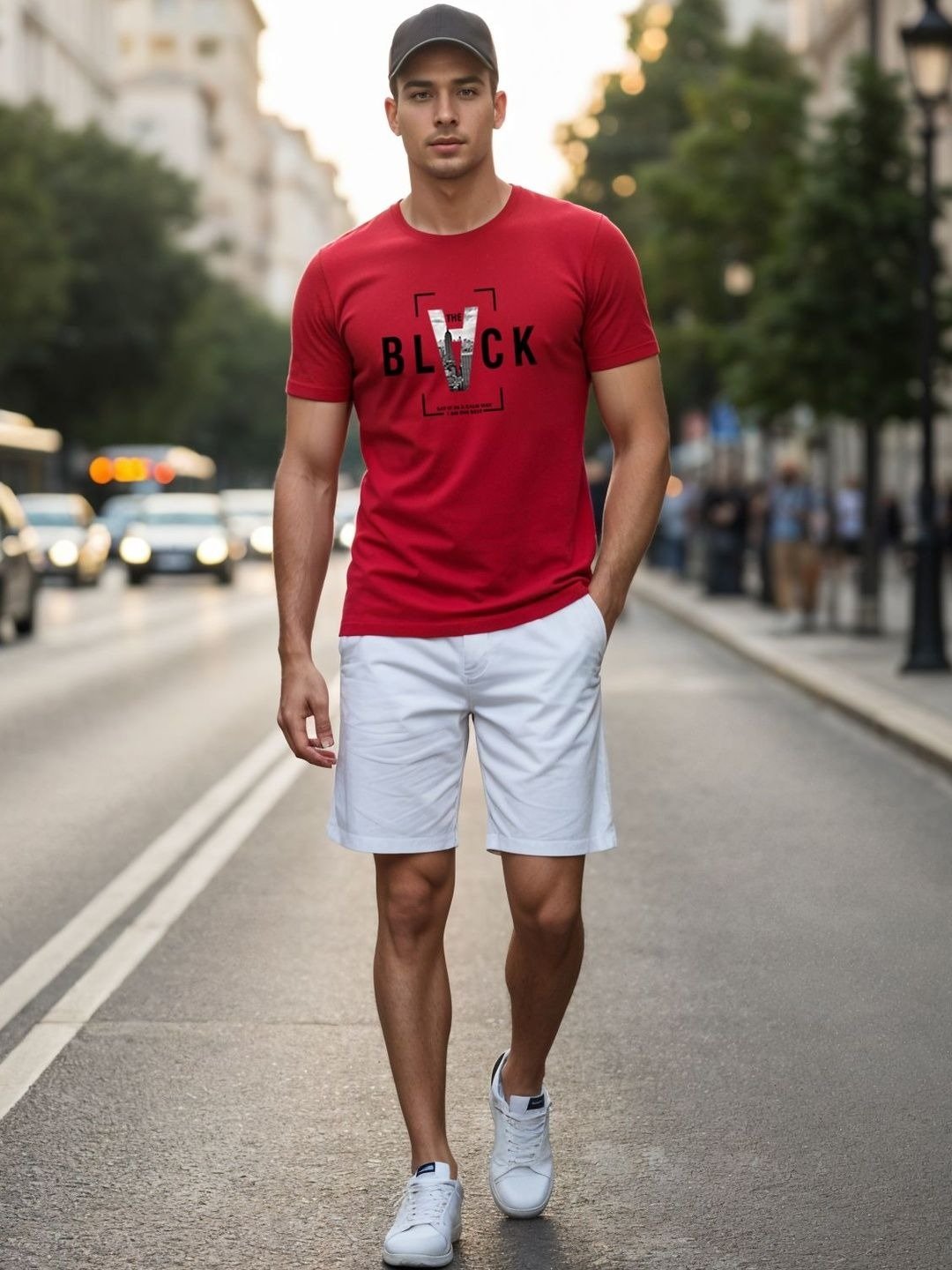 Versatile Regular Fit Round Neck Printed T-Shirt