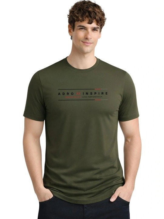 Essential Printed Typography T-Shirt