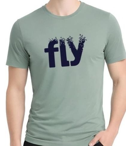 Refined Printed Typography T-Shirt