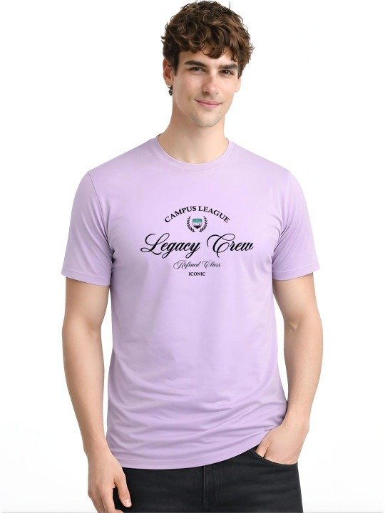 Versatile Printed Typography T-Shirt
